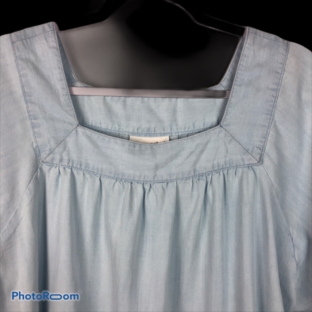 Universal Thread Squared Neck Boho Blouse. Euc. - image 2